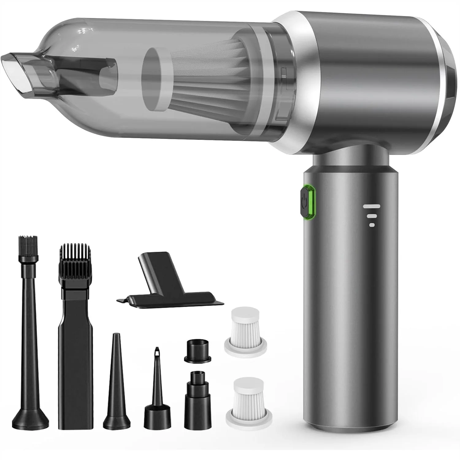 

Handheld Vacuum Cleaner 28000Pa Brushless Motor Cordless Car Vacuum with 3 Speeds for Home Kitchen Pet Hair