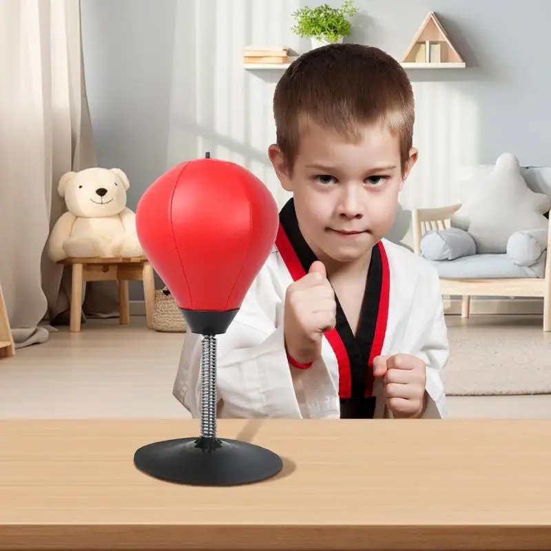 Reflex Punching Bag Kids Speed Training Punch Stress Ball With Suction Cup Reflex Exercise Equipment Improve Reaction