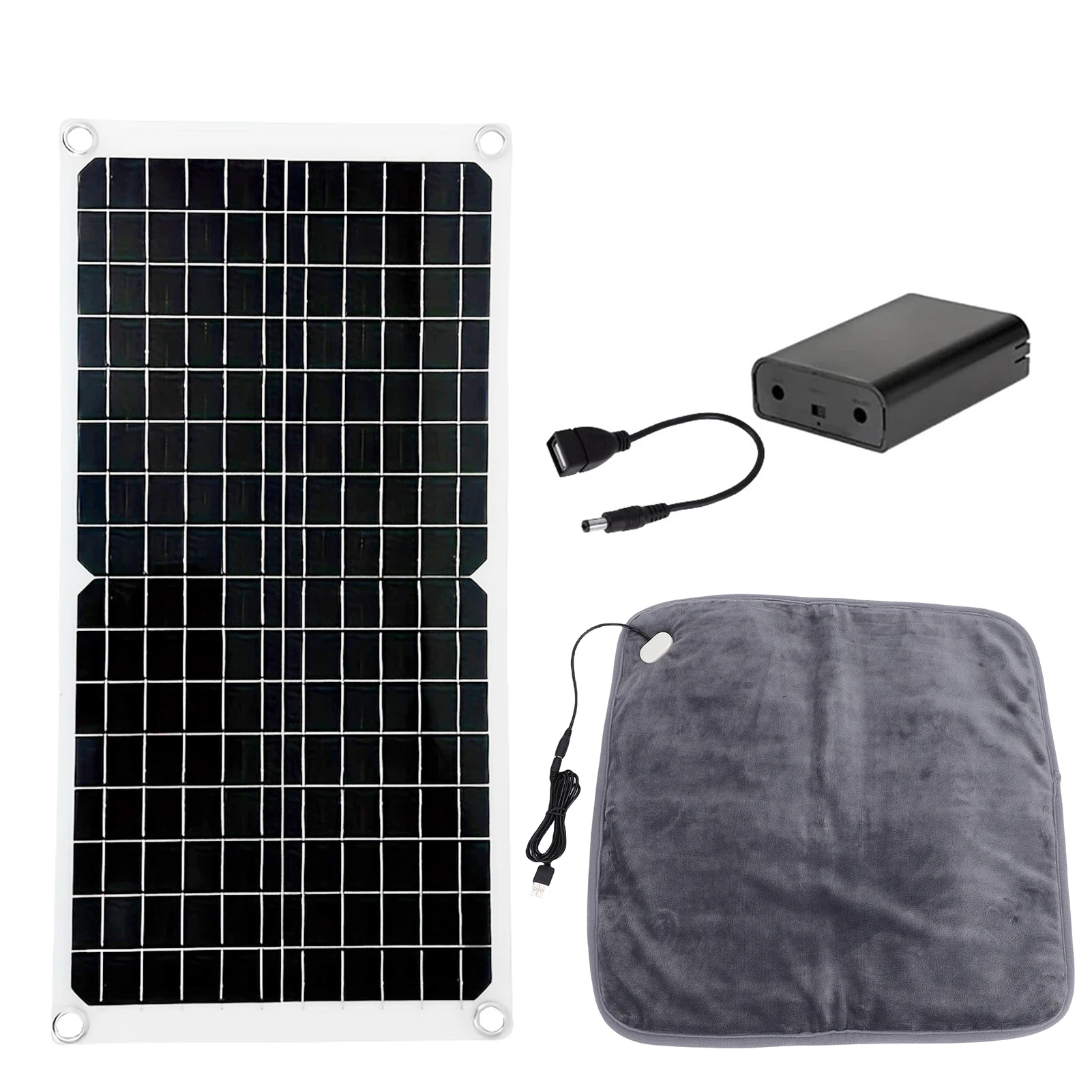 Solar-Haustiermatte Winter Solarbeheizte Haustierunterlage Winter-Hundebett mit Energiespeicherbox Innen- und Außenbereich Beheizte Matte für Hunde und Katzen