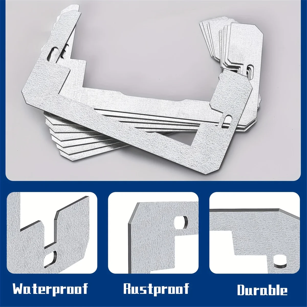 AA98 10-Pack Outlet Adjustment Plate Spacers - , Self-Leveling Electrical Socket Extenders for Uneven Surfaces
