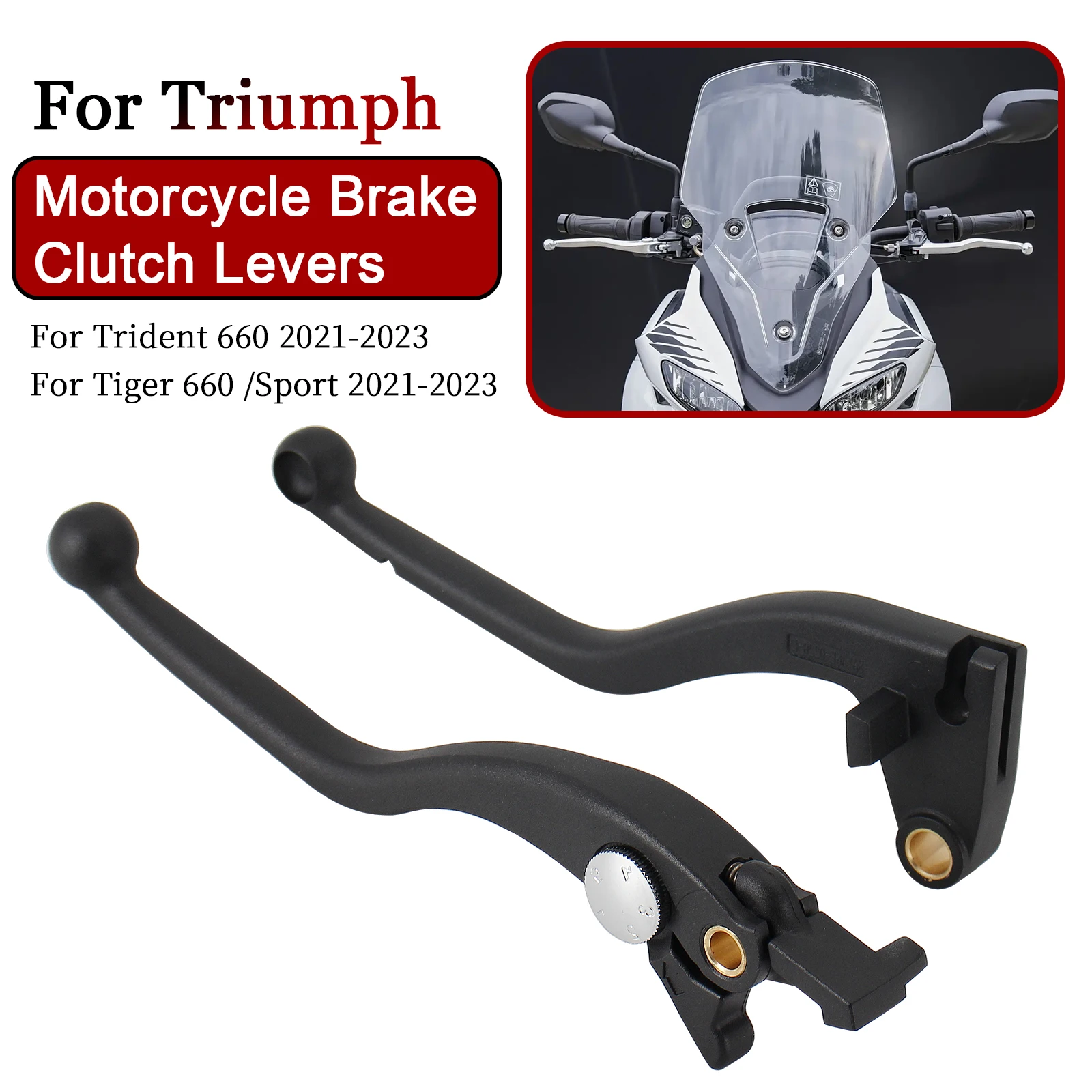 Motorcycle Handle Brake Lever Clutch Levers For Triumph Trident 660 Tiger 660/Sport 2021 2022 2023 Control Handle Accessories