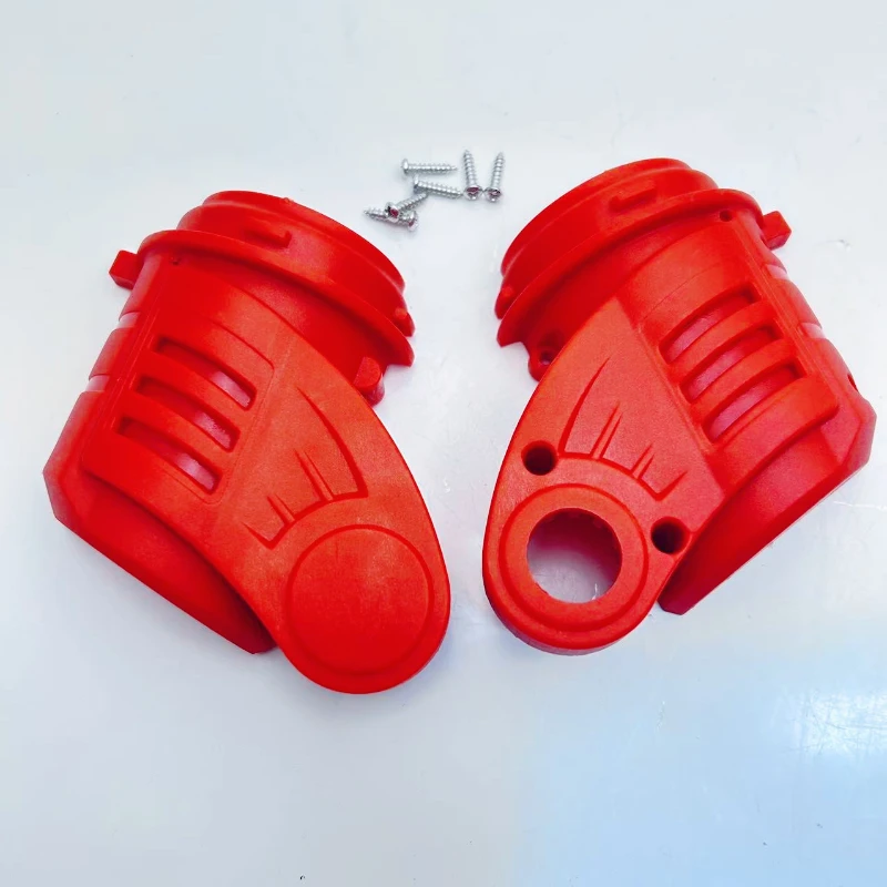 ユニバーサルモーター赤保護シェル 12V/21V リチウムイオン芝刈り機用耐久性のある厚みのある耐摩耗性カバー交換部品