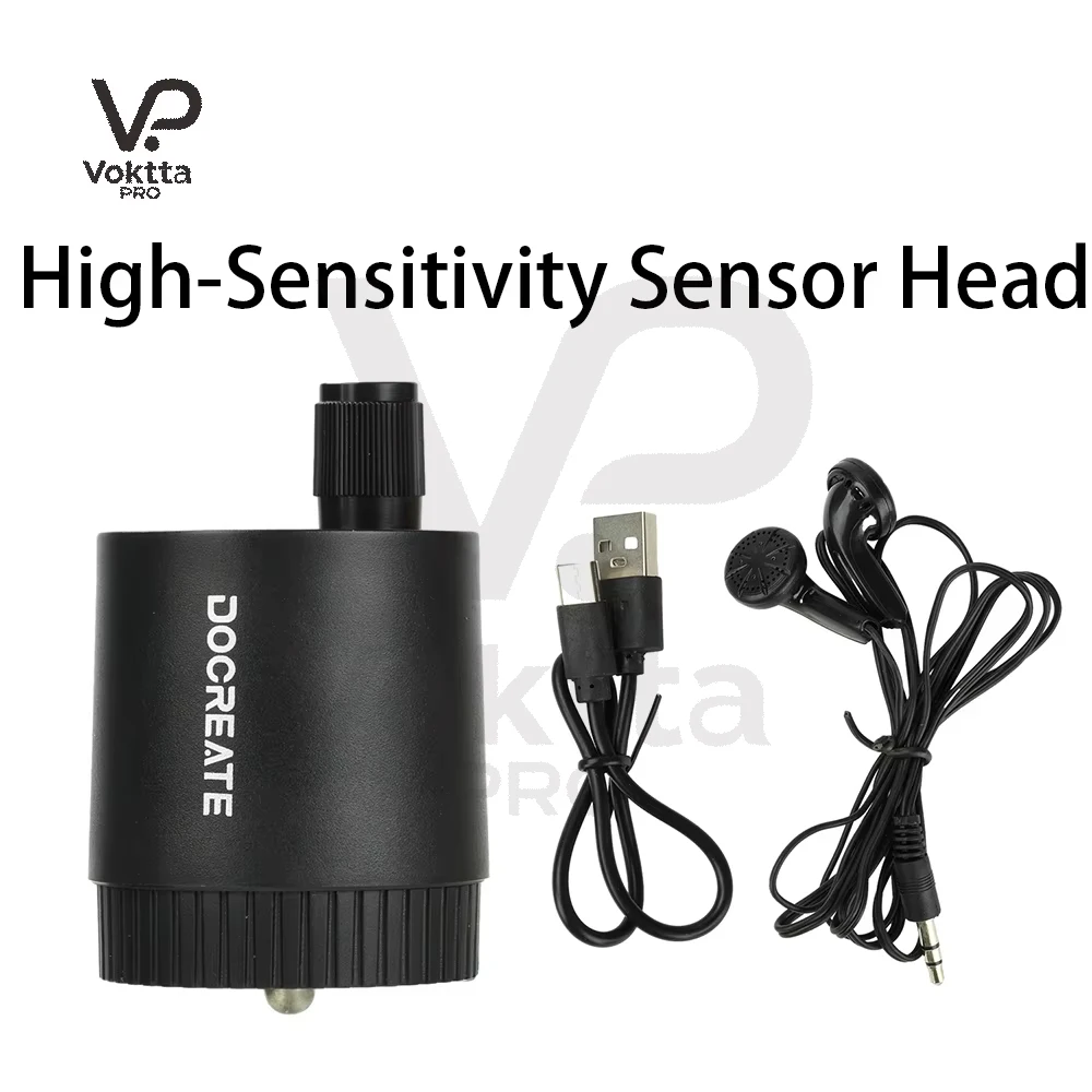 Type C Water Leakage Detector Alarms Rechargeable Underground Home Water Pipes Fire Pipeline Leak Detection Tool Accessory