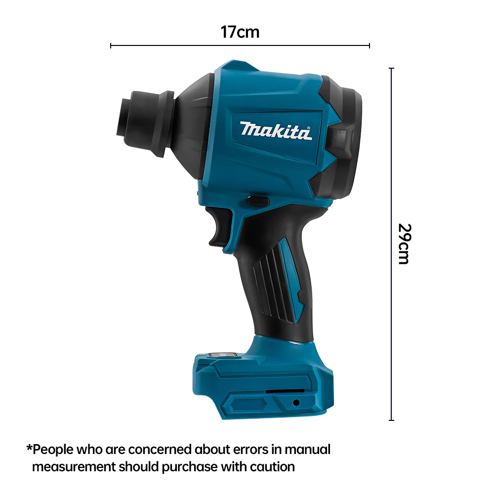 Makita DAS180 Wiatrówka 200m/s Prędkość wiatru Hurricane Blows Usuwanie kurzu do dmuchania kurzu 18V Akumulatorowe elektronarzędzia czyszczące