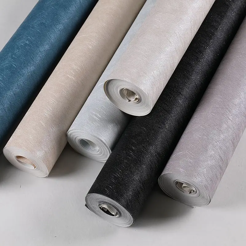 

Современные простые 3D однотонные обои с рельефным темным узором для спальни, гостиной, отеля, роскошные популярные однотонные обои