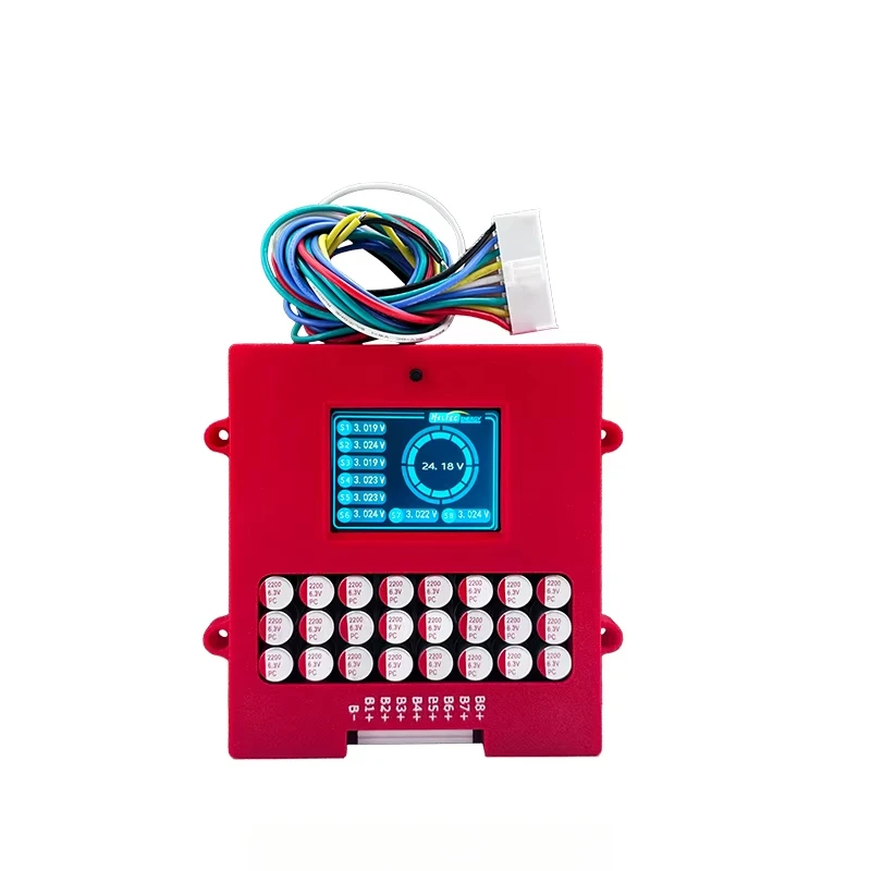 

4S 6S 8s Battery Balancer for LiFePO4 l up to 5.5A Active Balancer with Display and ABS Case Battery Balancer