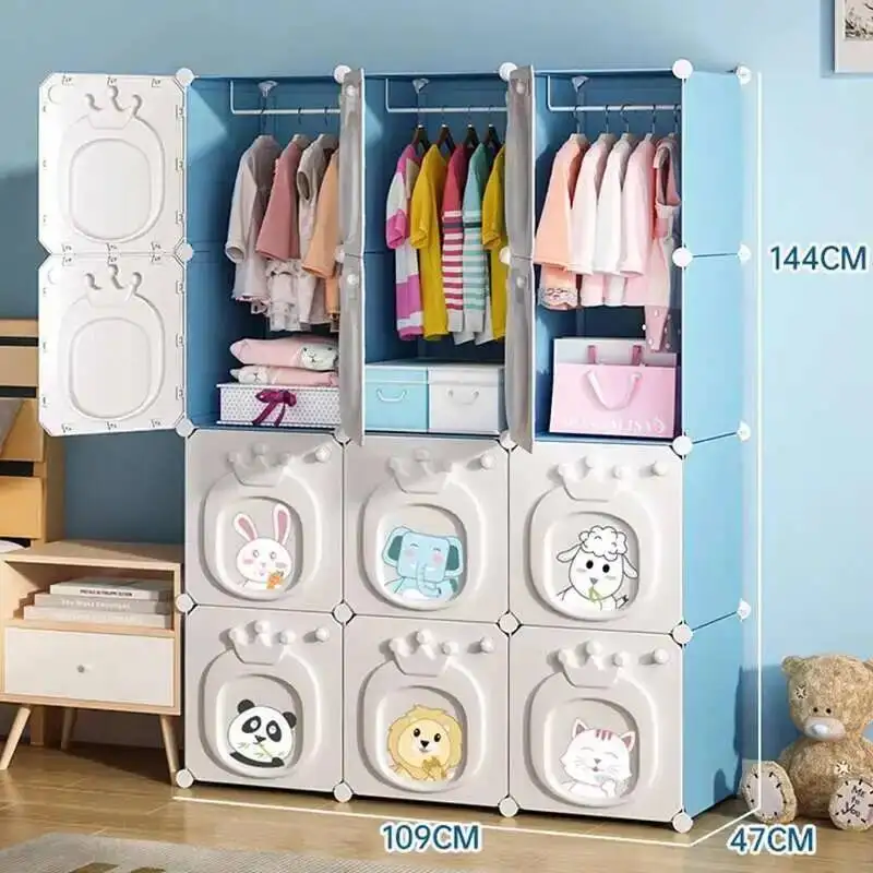 

Open Cabinets Kids Dining Shelves Cupboard Closet Bedroom Minimalist Wardrobe Jewelry Wardrobe Nordic Armario Trendy Furniture