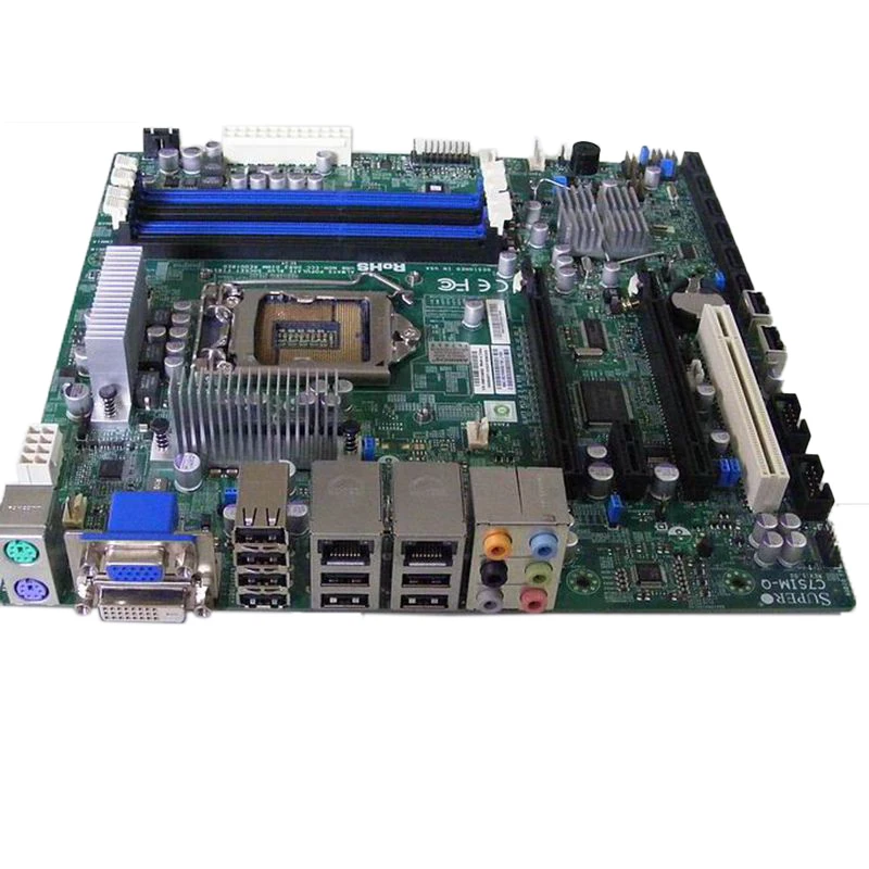 

Серверная материнская плата для Supermicro для C7SIM-Q LGA1156 Q57 H57 H55, полностью протестирована, хорошее качество