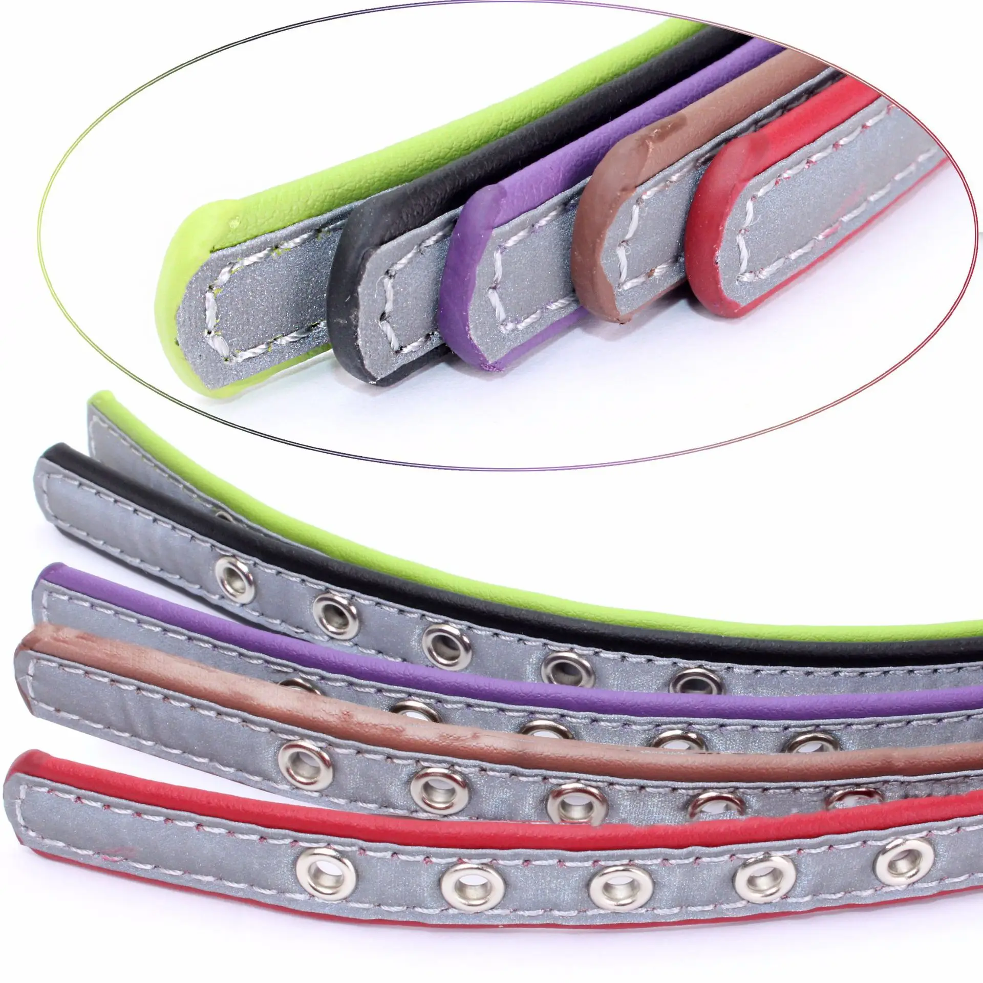 Custom Reflective ID Dog Collar 5