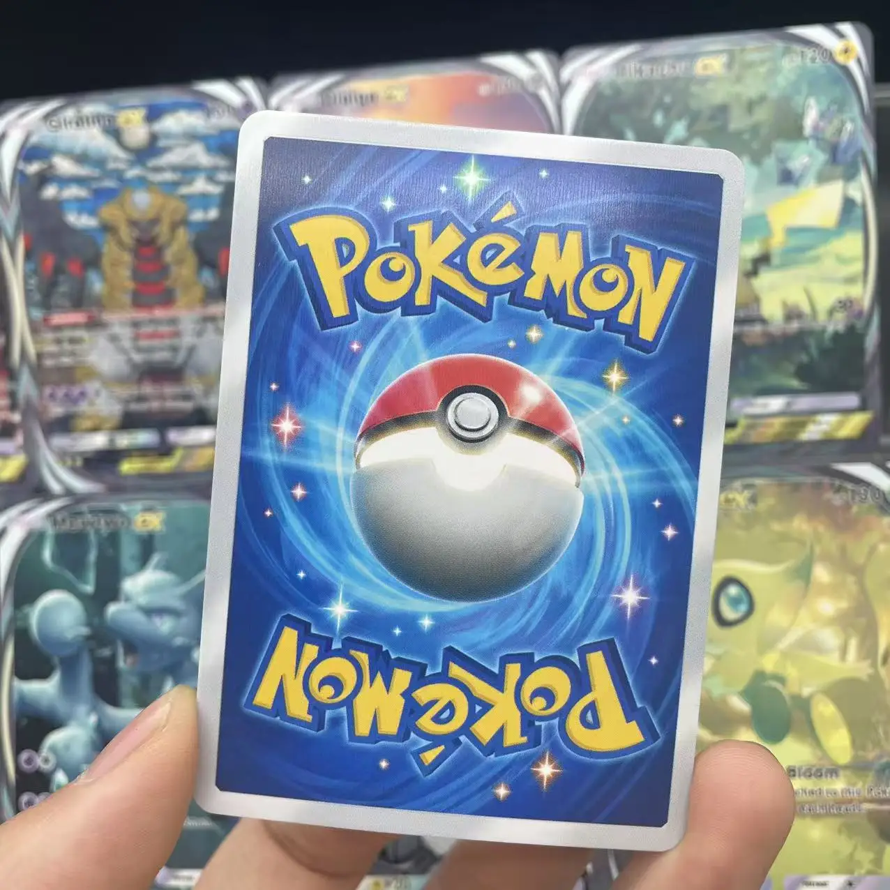 8 шт./компл. DIY самодельные аниме английская версия PTCG TCG игровая коллекционная карта Arceus Pikachu Mew Mewtwo Celebi коллекционная карта подарок