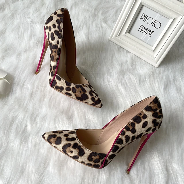 Leopard heels size 11 hotsell