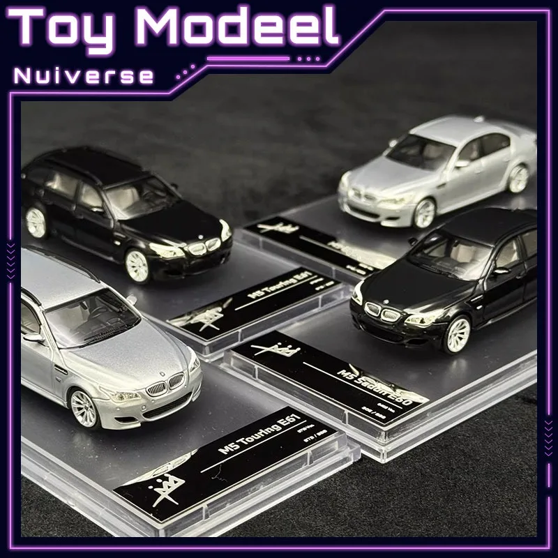 

KING MODEL 1:64 BMW M5 E60 Sedan Touring Diecast Alloy Simulation High Detail Collectible Car Model Toy Vehicle Display Gift