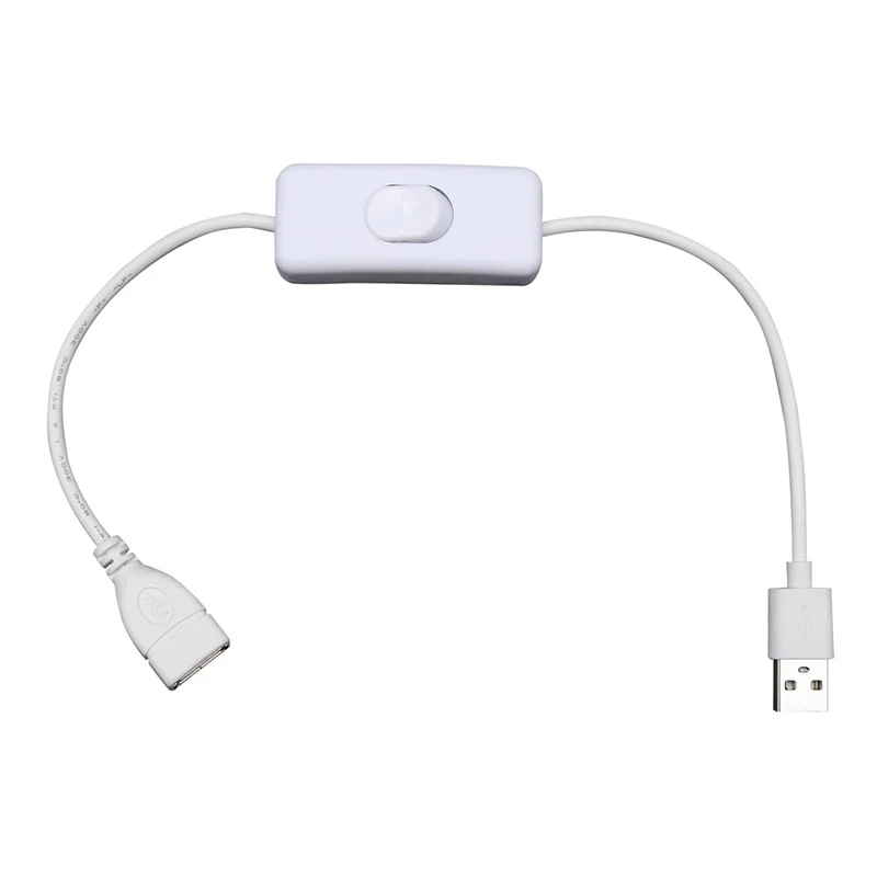 3 PCS USB Extension Cable With ON/OFF Toggle Switch Durable Power Supply Cord For USB Lamp USB Fan LED Light Power Line