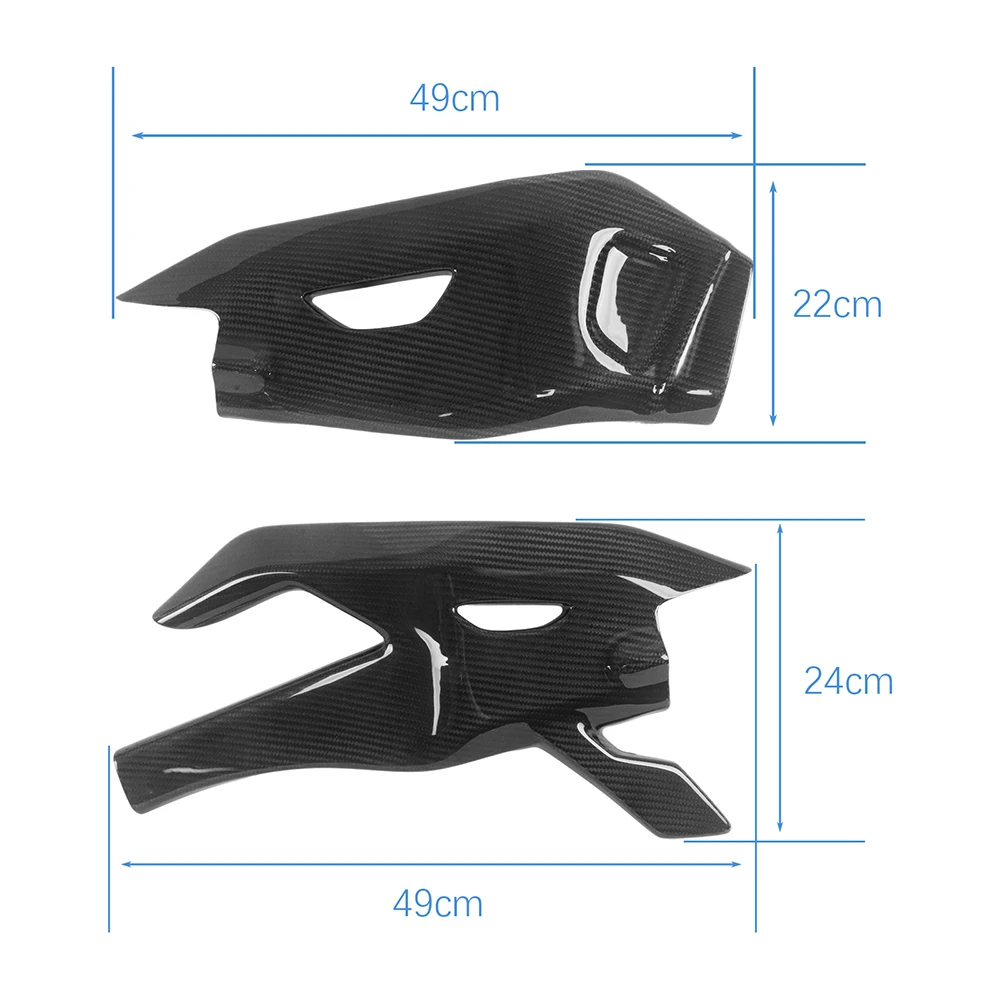 For YAMAHA YZF-R1 R1 2020 2021 2022 2023 2024 100% Carbon Fiber Swing Arm Cover Side Panels Guard Protector Motorcycle Fairing