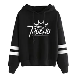 Trueno Rapper 빈티지 90년대 풀오버 Merch 까마귀 패션 스포츠 풀오버 스웨트 패션 까마귀 풀오버