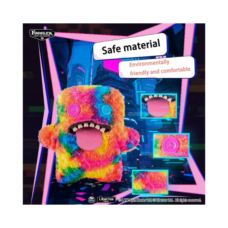 Original Fuggler drôle dents laides monstres jouets en peluche Kawaii Bigg peluches oreillers mignon Fugglers Pleuche Halloween poupée cadeaux