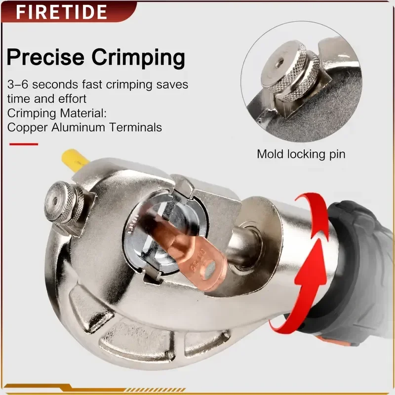 Rechargeable ES-300/ES-300C Electric Hydraulic Pliers Straight Handle Mini Crimping Tool Small Lithium Voltage for Precision Wor
