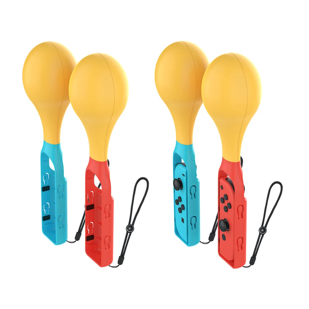 2 PCS Switch Left And Right Small Handle Sand Hammer Game Grip For Switch OLED Handle Body Feeling Game Handle 2 Sets