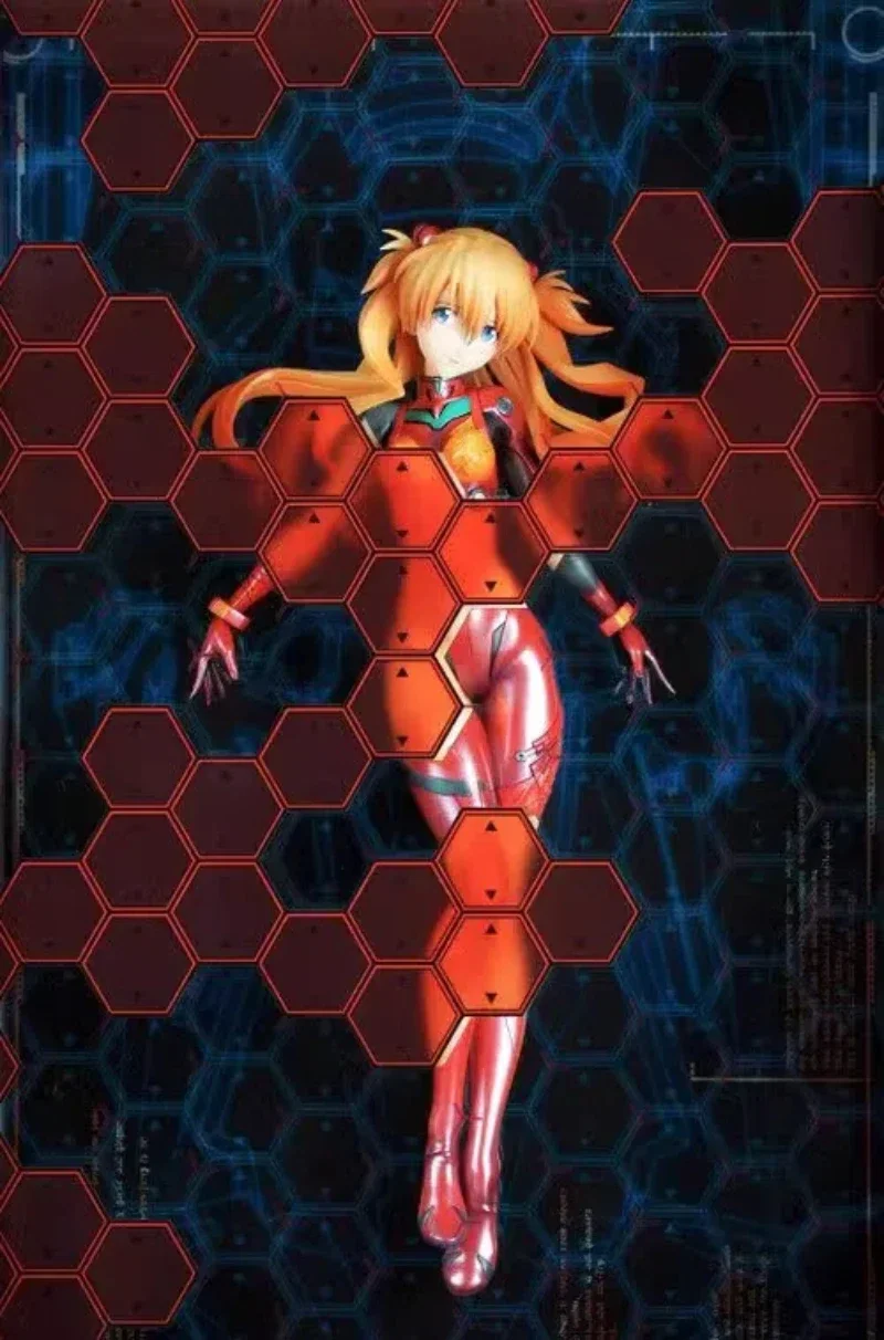 

Anime Evangelion Asuka Langley Soryu Figures Cute resin GK DIY manual White assembly Model Statue Toys doll Collection Gifts