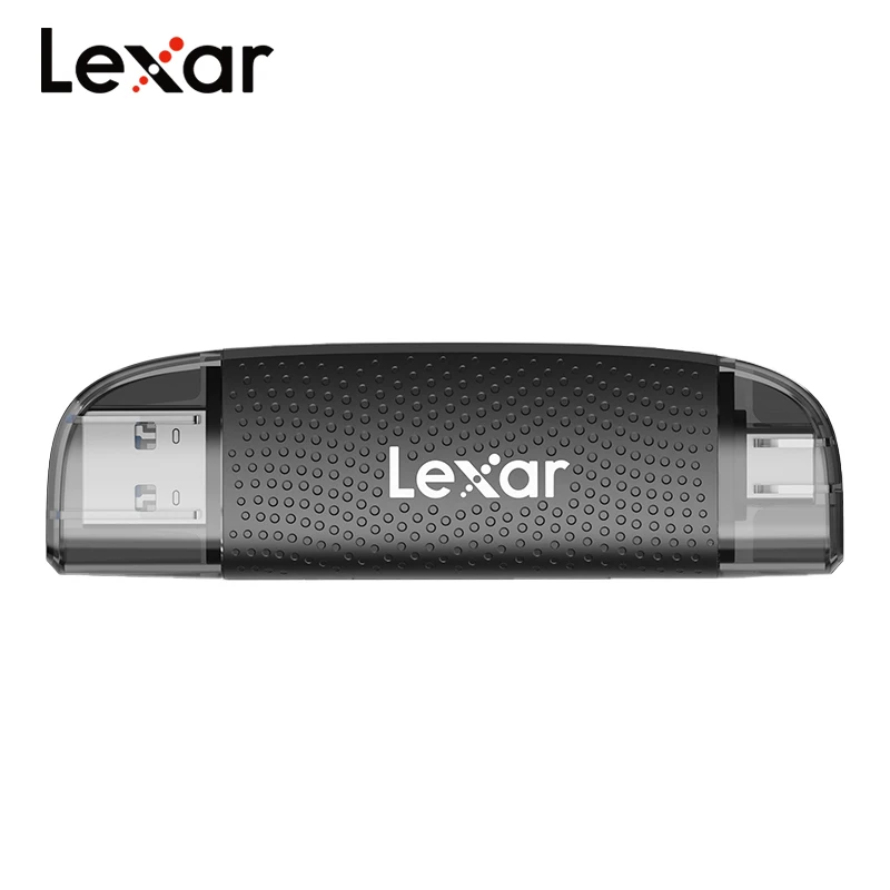 100% الأصلي ليكسار قارئ متعدد الوظائف بطاقة SD TF بطاقة عالية السرعة 2 في 1 USB-A/C قارئ بطاقات USB 3.2 Gen 1 القارئ