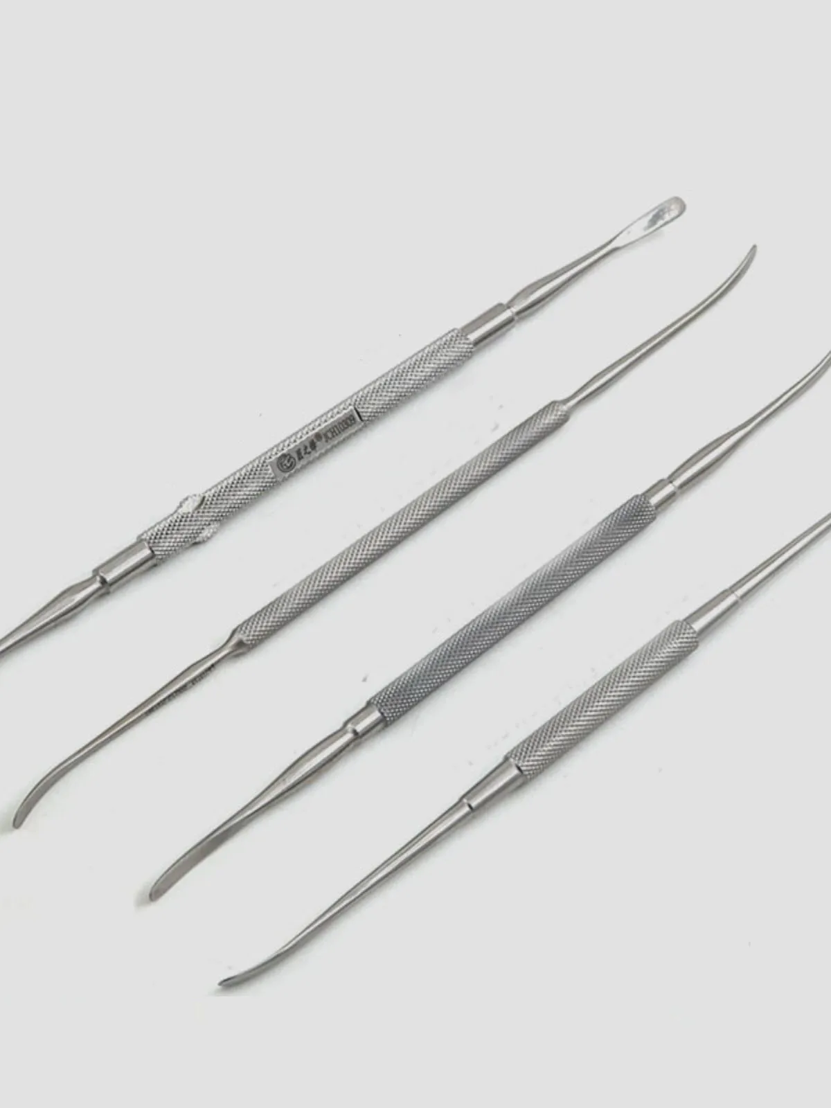 Nasal plastic surgery instruments - nasal septum peeling ion - rib cartilage nasal periosteum peeling - curette type suction