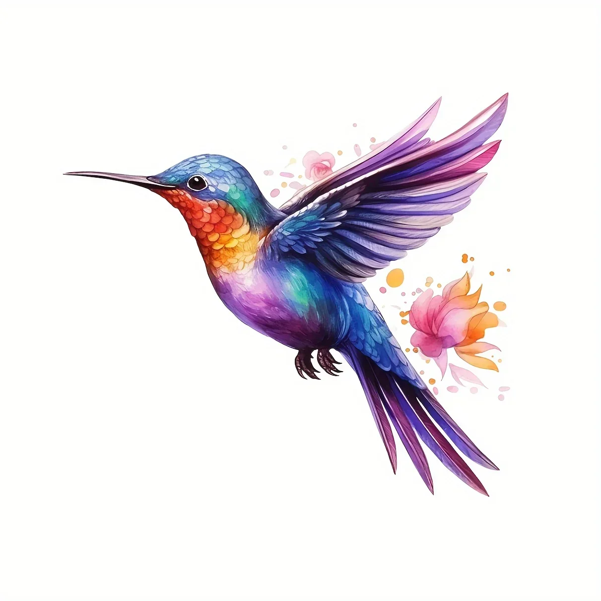 Durable Hummingbird Decals Motorcycle Car Stickers Window Bumper Body Vibrant Design Personalizing Laptops Cars Motorbike Decor