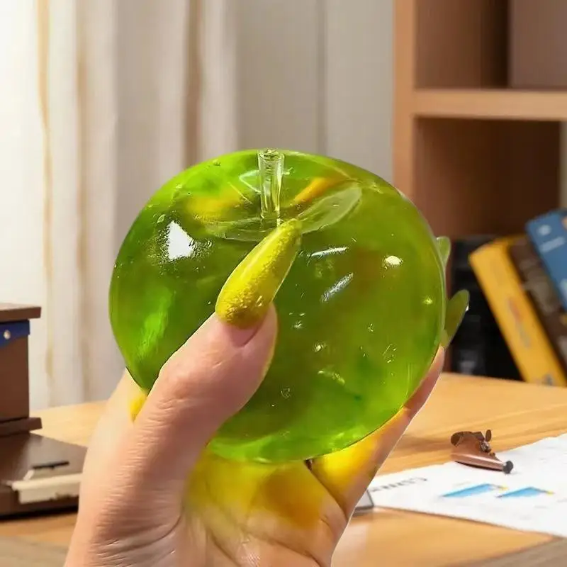 Ontspan en stress loslaten met een stuk appelvormig fidget-speelgoed, geweldig cadeau voor vrienden