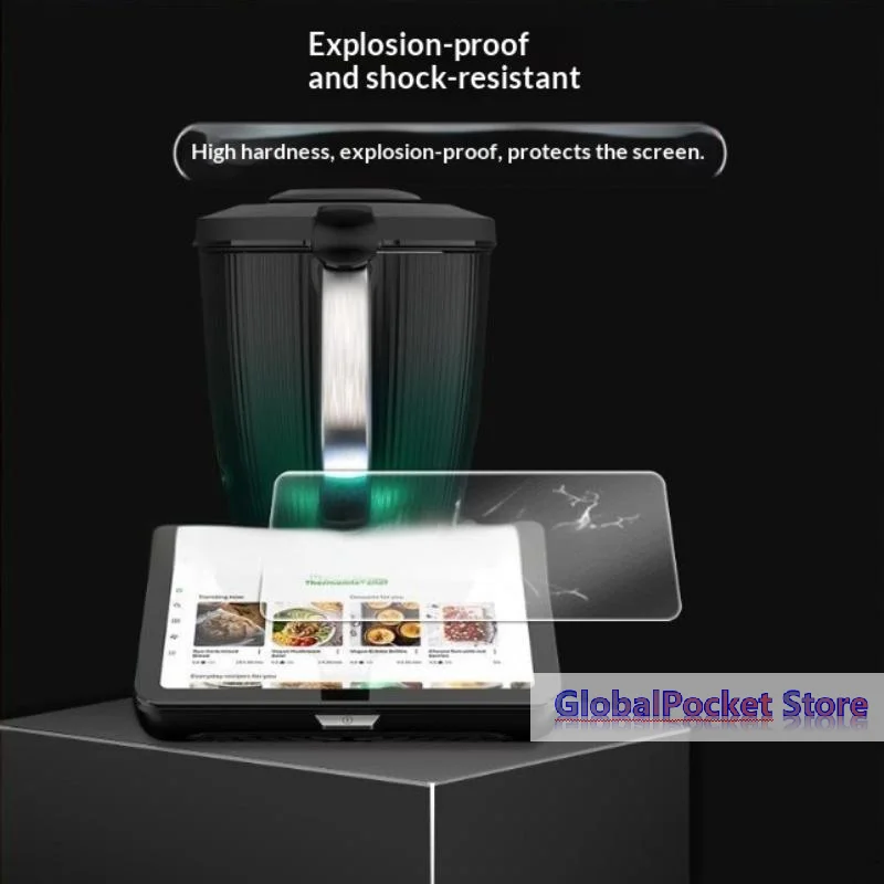 Tempered Glass Screen Protector For Thermomix TM7 Anti-Scratch Anti-Fingerprint High-Alumina Glass Clear Mixer Accessories
