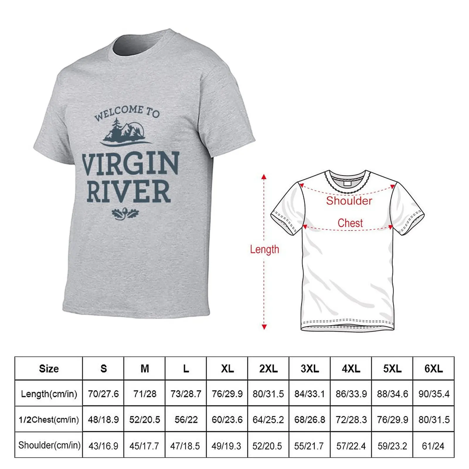 Welcome To Virgin River T-shirt sweat animal prinfor boys t shirts for men