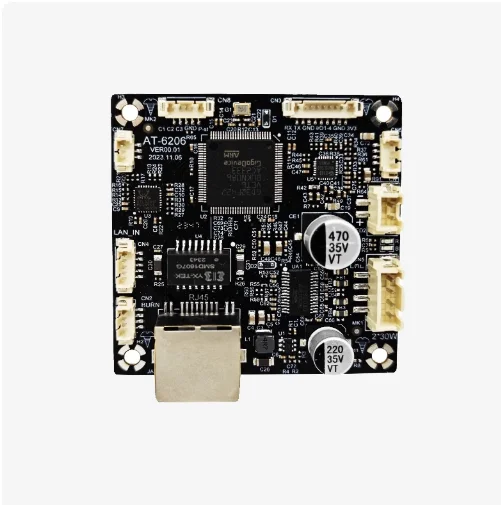 One-touch emergency broadcast IP intercom module with 2*30W power amplifier