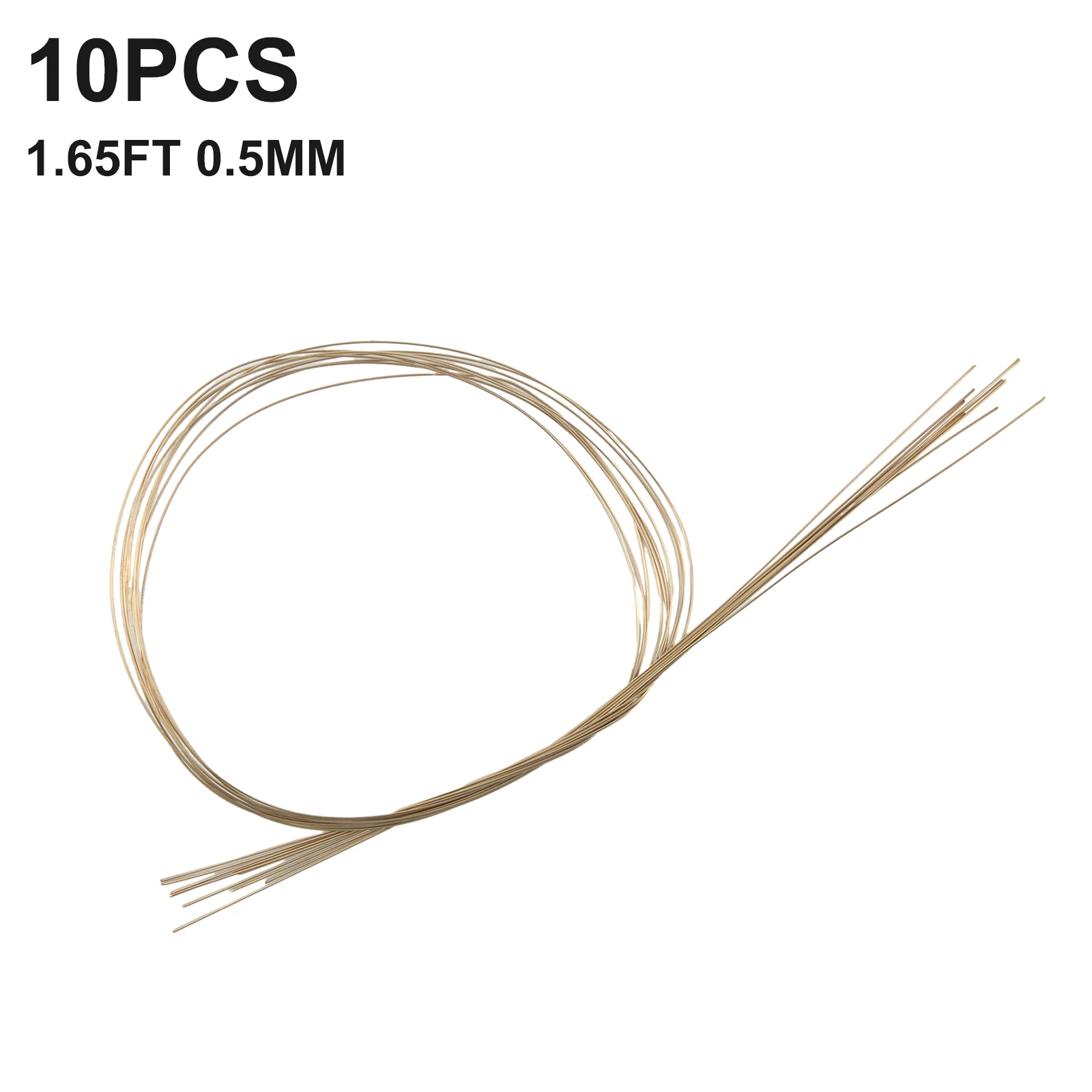 10pcs 1.64ft Silver Welding Rods Gold Soldering Wire Soldering Rods For Jewelry Bracelets Earrings Necklaces Making Repair Tool