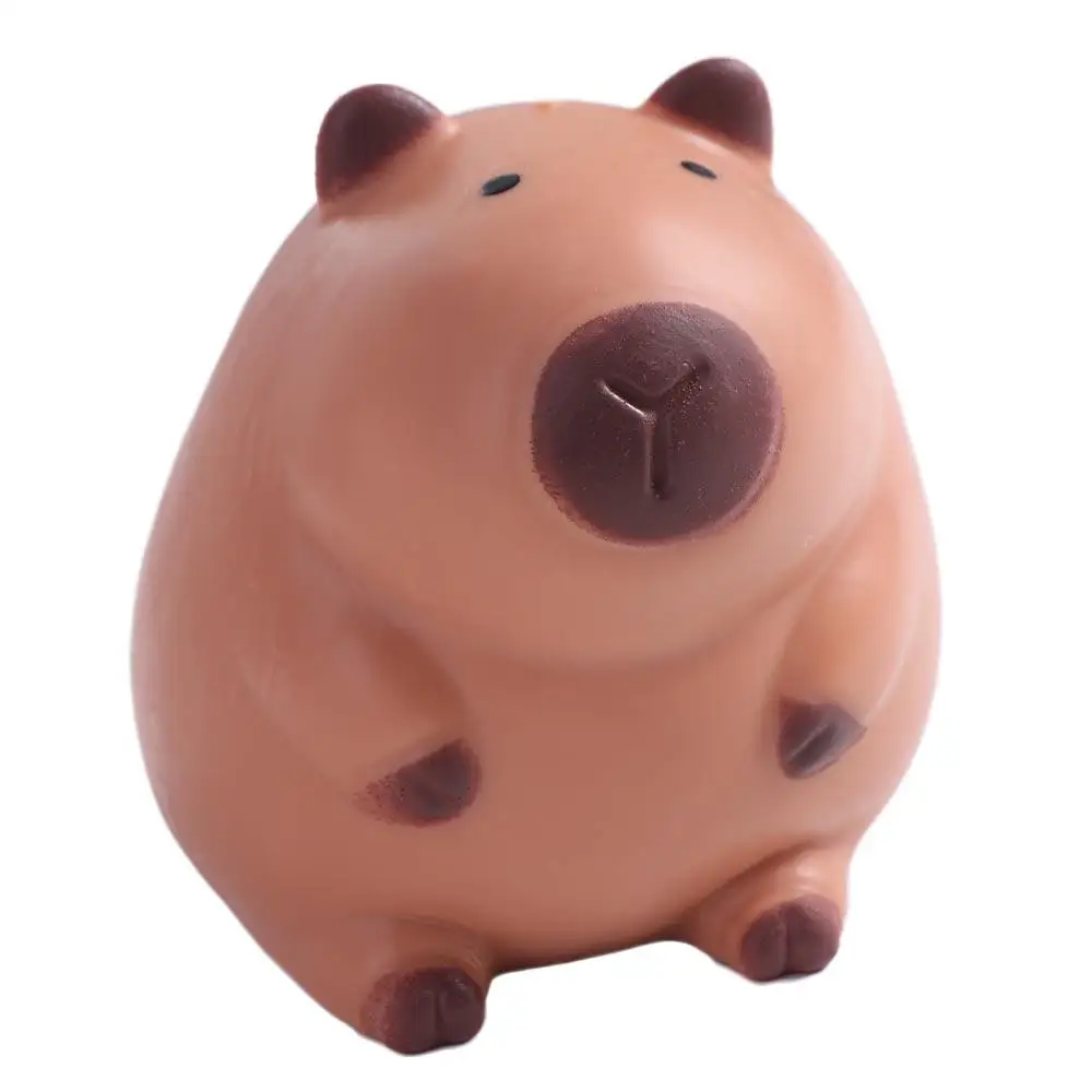 Cartoon Animal Capybara Squeeze Toy Soft Funny Capybara Slow Rebound Toy Novelty Creative Simulation Capybara Decoration