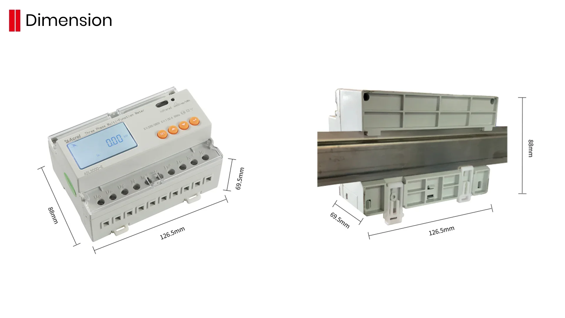 3 Phase Smart power Meter DTSD1352 Zero Export Device for Solis Solar Power ing  Photovoltaic System Energy Meter