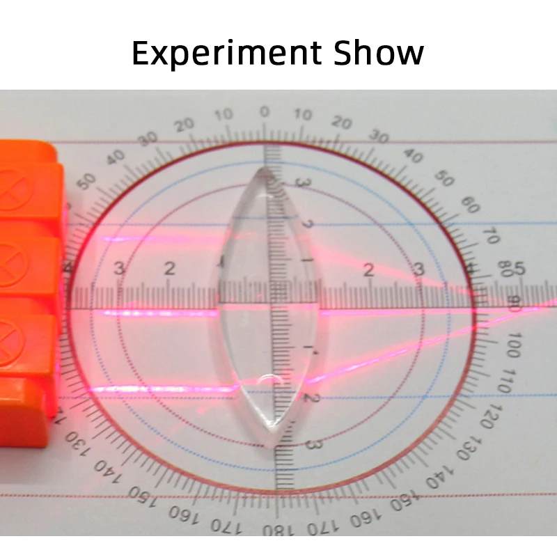 Experimentierset für geometrische Optik, optisches Linsen-Set, konvexe konkave Linse, Licht, Brechung, Reflektieren, Physikunterricht, Geschenk für Kinder, Wissenschaft – Detail 13