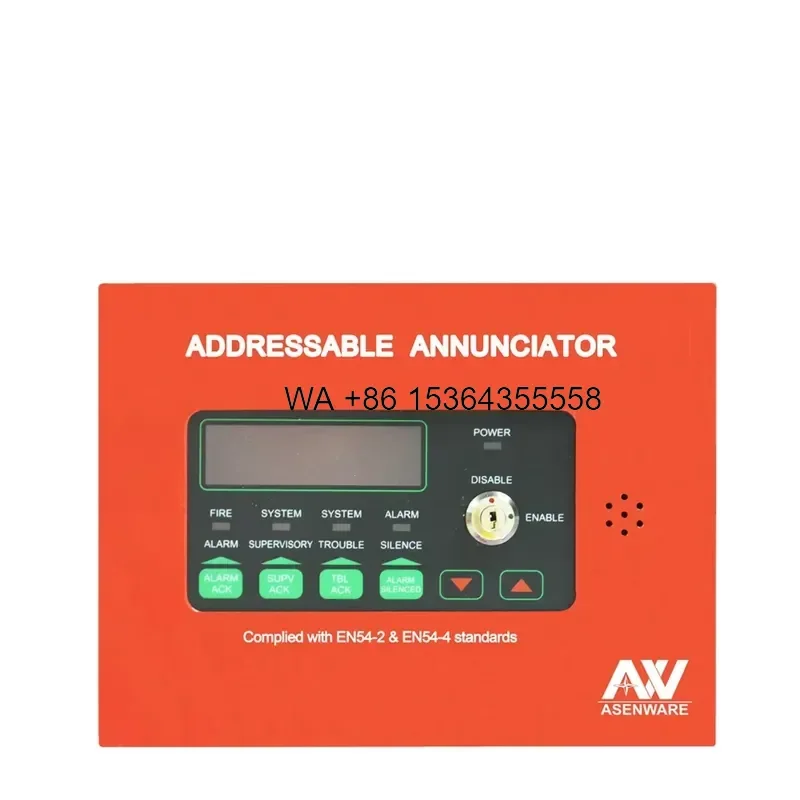 Wmwmnu High Quality Wireless Addressable Fire Alarm Control System with CE Panel 1 to 8 Loops Option