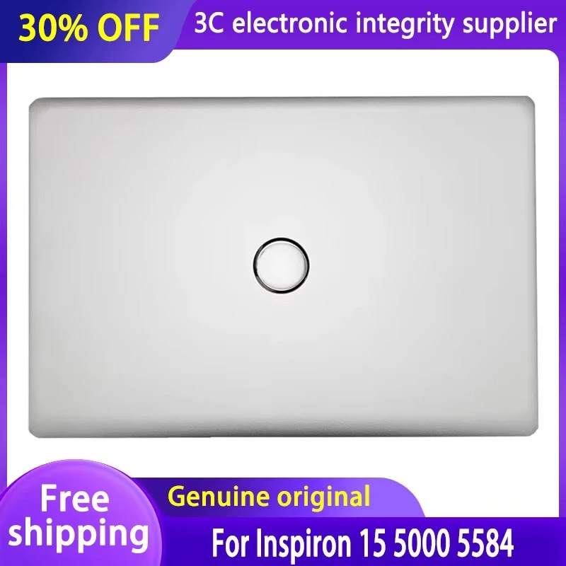 

New Laptop case for Dell Inspiron 15 5000 5584 LCD Back Cover Notebook Top Housing Replacement Silver Blue 0JX9NR 0GYCJR