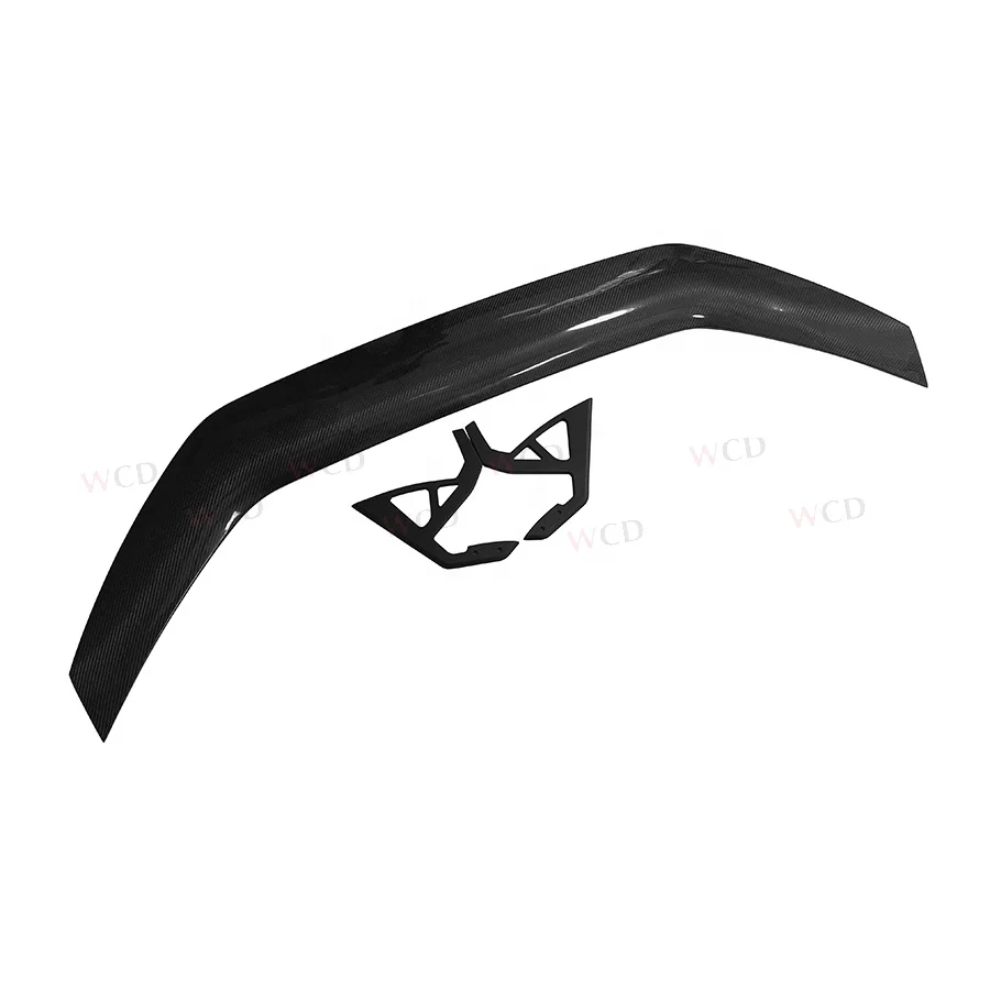 AD Style Carbon Fiber Rear Spoiler High Wing Swan Neck Spoiler for G82 G83 M4  Rear Wing Tail Car Accessories