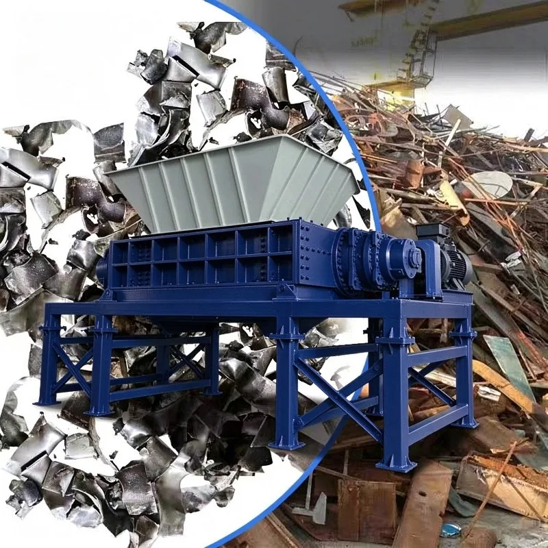 Scrap Car Tire Wire Drawing Machine and Tire Shredder Waste Tyre Recycling Line Rubber Powder Equipment