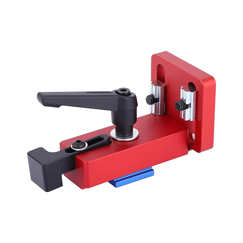 45 ประเภท Miter Track หยุด Chute Stopper อลูมิเนียม Backing Connector งานไม้ T Slot T แทร็กหยุดตาราง Saw DIY เครื่องมือ