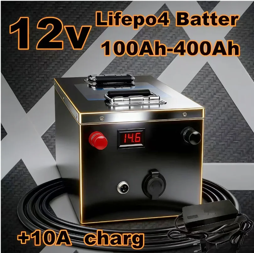 12V LiFePO4 Battery 200Ah/280Ah/400Ah | Power Your Off-Grid Cabin & Home Backup | No More Blackout Headaches