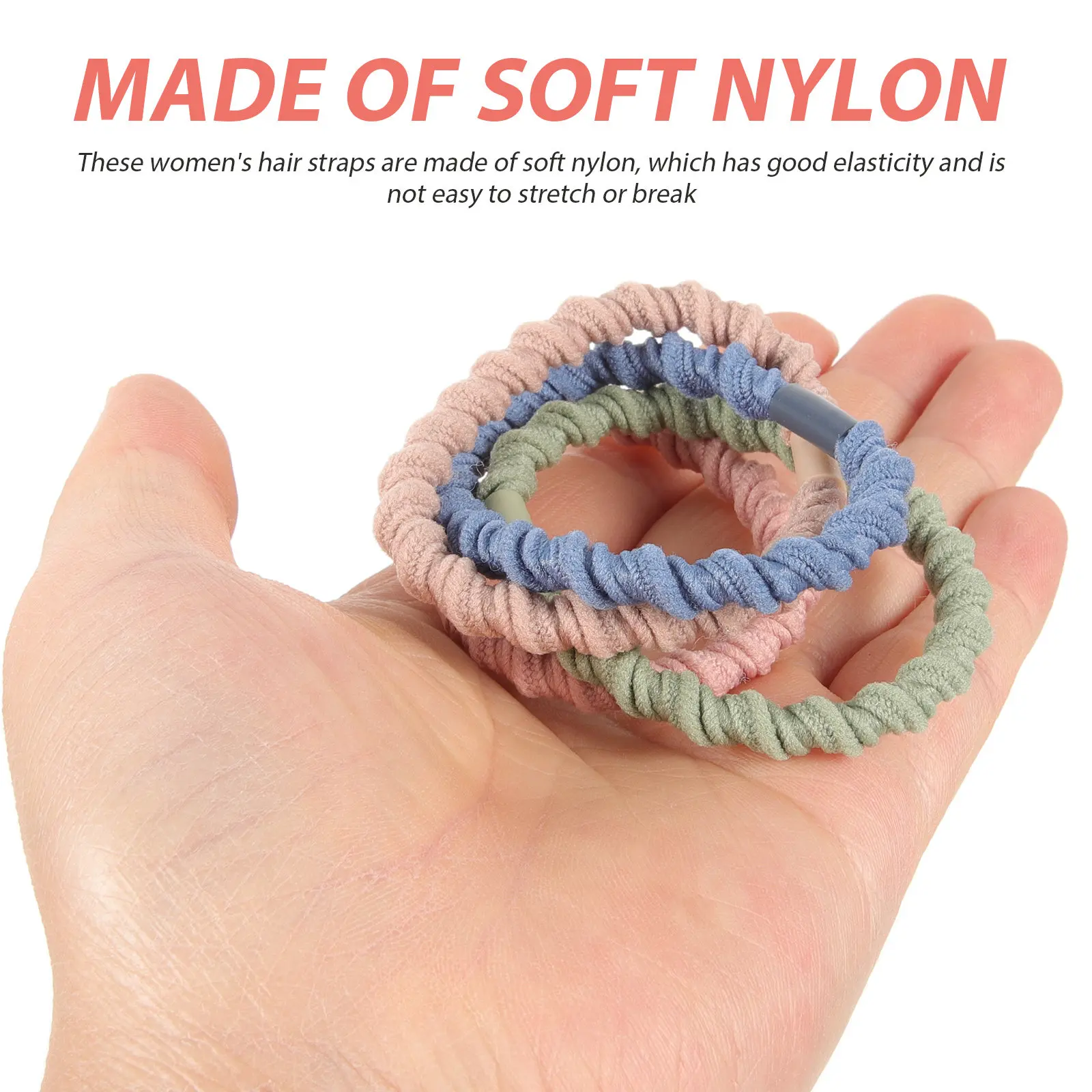 

20Pcs Pearl Hair Ties Elastic Scrunchies Ropes Durable Lightweight Accessories for School Party Work Festival