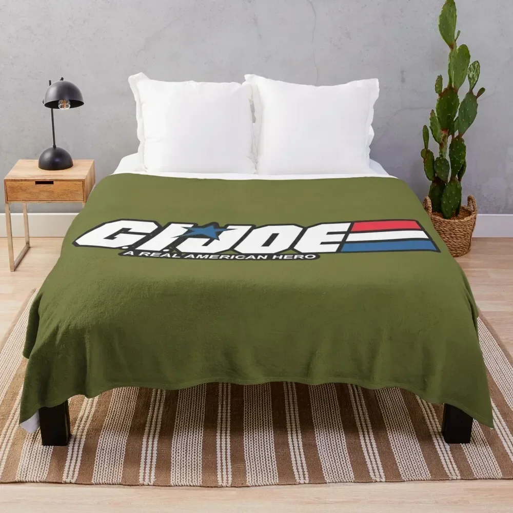 GiJoe Logo Throw Blanket Sofa Cute Plaid for sofa Blankets