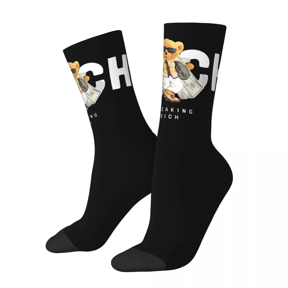 Teddy Bear Men and Women printing Socks,Leisure Applicable throughout the year Dressing Gift