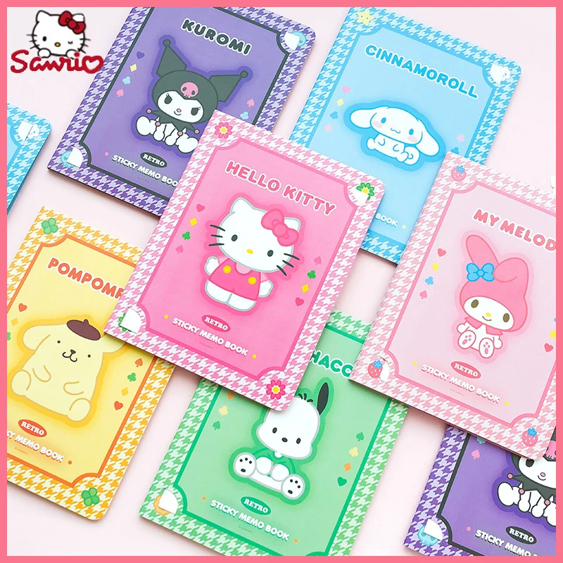 

Kawaii Sanrio Hellokitty удобная книга My Melody Kuromi Cinnamoroll блокнот симпатичный паста блокнот студенческие офисные канцтовары