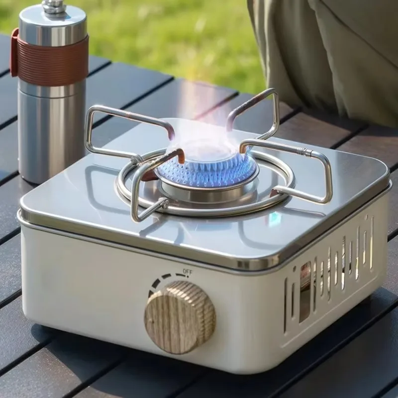 2800W Camping Mini Gas Stove Portable Cassette Furnace Butane Stove with Carrying Bag Outdoor Gas Burner for Picnic Camp Cooking view 2