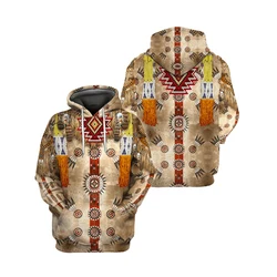 Men's fashion enthusiast, Indian Bohemian men's hoodie 3D printed men's hoodie, paired with sportswear, streetwear men's fashion