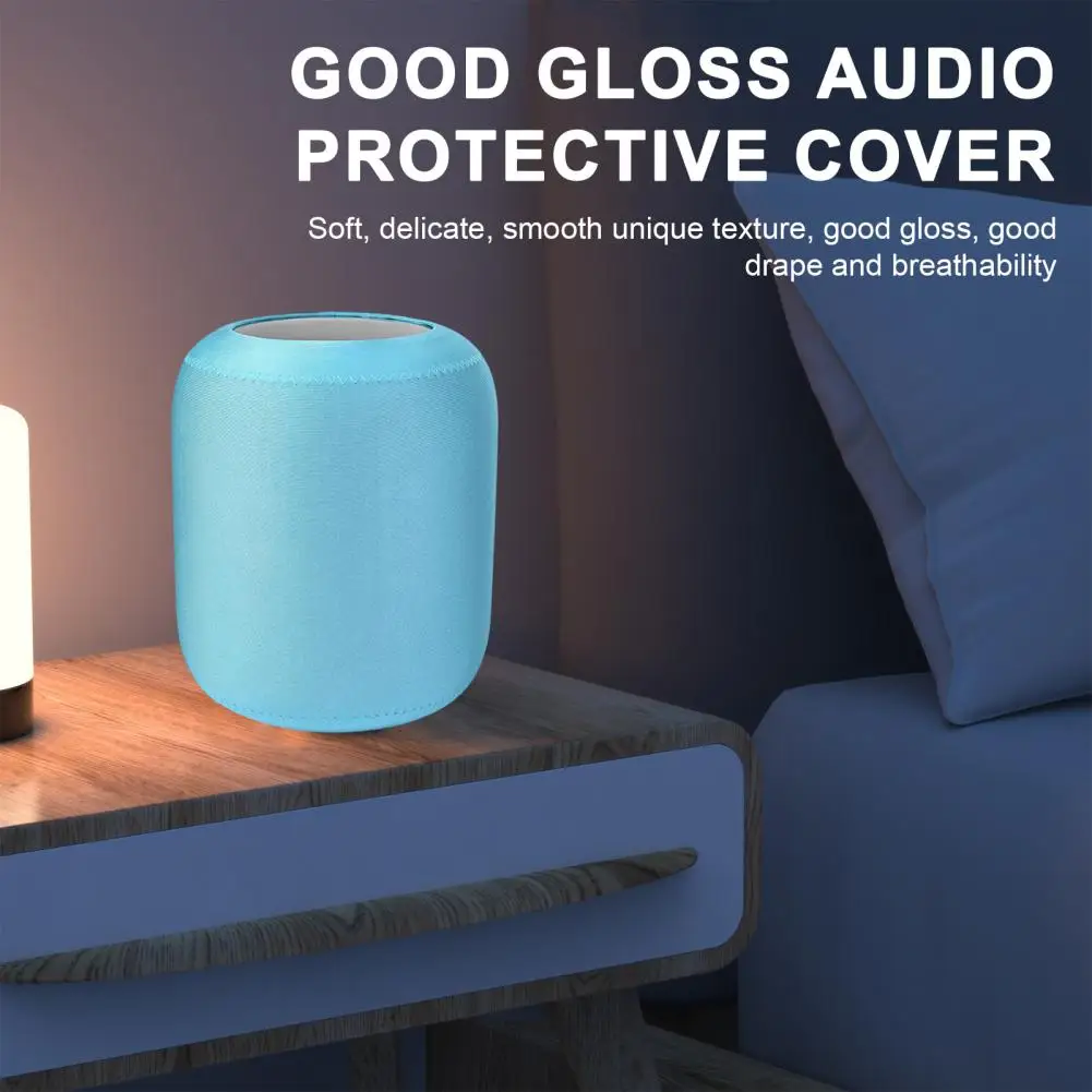 19*15.6cm Speaker Dust Protective Cover For Speaker Soft Audio Sleeve Mesh Nylon Cloth Design With Charging Hole For HomePod 1/2