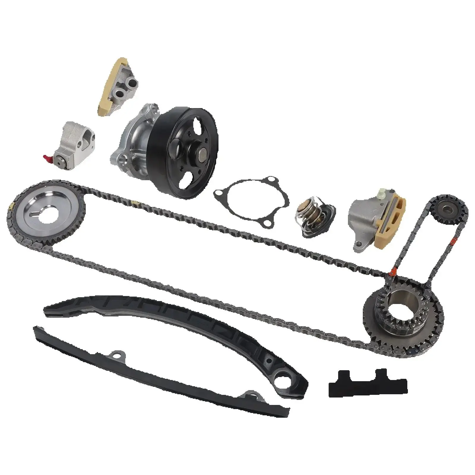 

Комплект цепи ГРМ, термостат водяного насоса для Nissan Altima 2,5 л 2007-2009 годов, запасные части для автомобилей, автоаксессуары