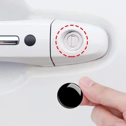 4pcs Car Lock Protection Stickers Door Lock Keyhole Stickers Decal Decor Accessories for Honda Toyota Volkswagen Mazda Lada Niva