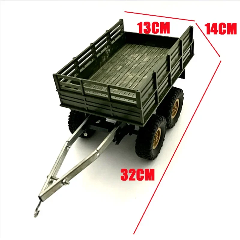 Original Factory Self-installed 4-wheel Trailer Accessories For WPL 4-6-wheel Drive Army Kagas DIY Upgrade Modification